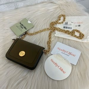 See By Chloe Olive Tree Roby Leather Mini Shoulder Bag NWT